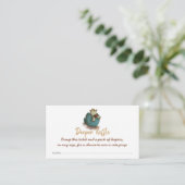 中性恐竜おむつラッフルチケット エンクロージャーカード (スタンド正面)