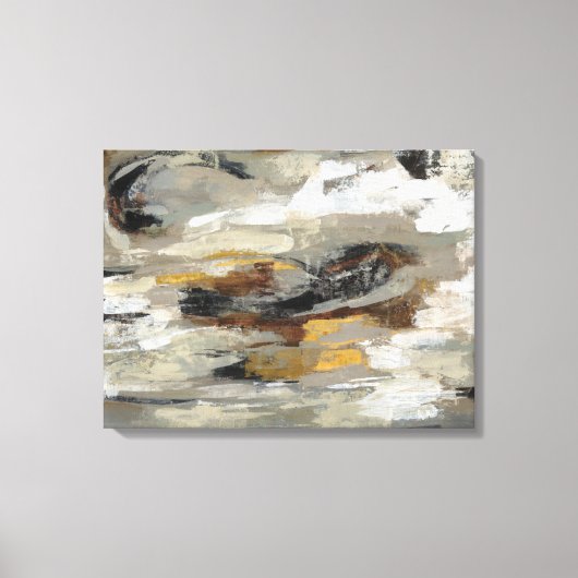 中性抽象芸術グレープリント |シルビア・ヴァシレバ キャンバスプリント (正面)
