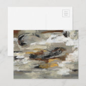 中性抽象芸術グレープリント |シルビア・ヴァシレバ ポストカード (正面/裏面)