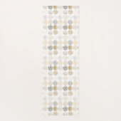 中性抽象芸術円パターン2 ヨガマット (裏面)