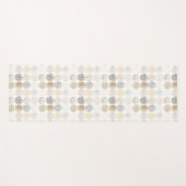 中性抽象芸術円パターン2 ヨガマット (正面(横))