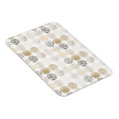 中性抽象芸術円パターン マグネット (右側)