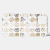中性抽象芸術円パターン Case-Mate iPhoneケース (裏面 (横))