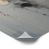 中性抽象芸術自然ポスター | 魂に富む芸術 ポスター (角)