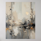 中性抽象芸術自然ポスター | 魂に富む芸術 ポスター (正面)