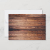 中性木製ベビーシャワーおむつラッフルチケットカード 招待状 (裏面)