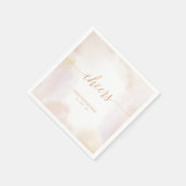 中性水カラーバラ金ゴールド応援パーティーナプキンス スタンダードカクテルナプキン (角)