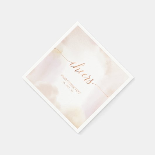 中性水カラーバラ金ゴールド応援パーティーナプキンス スタンダードカクテルナプキン (角)