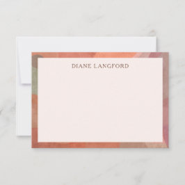 中性水縁どモダン色 ノートカード