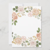 中性水色フローラと金ゴールド|写真バプティスマ サンキューカード (裏面)