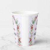 中性水色フローラ洗礼 紙コップ (右)