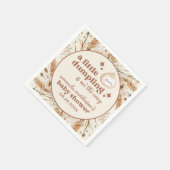 中性水色小さな餃子バオベイビーシャワー スタンダードカクテルナプキン (角)