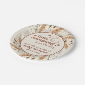 中性水色小さな餃子バオベイビーシャワー ペーパープレート (アングル)