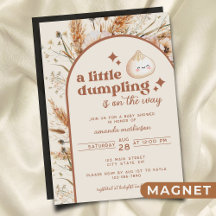 中性水色小さな餃子バオベイビーシャワー