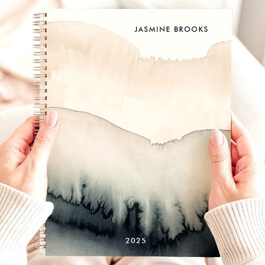 中性水色洗浄2025名前をカスタムする プランナー手帳