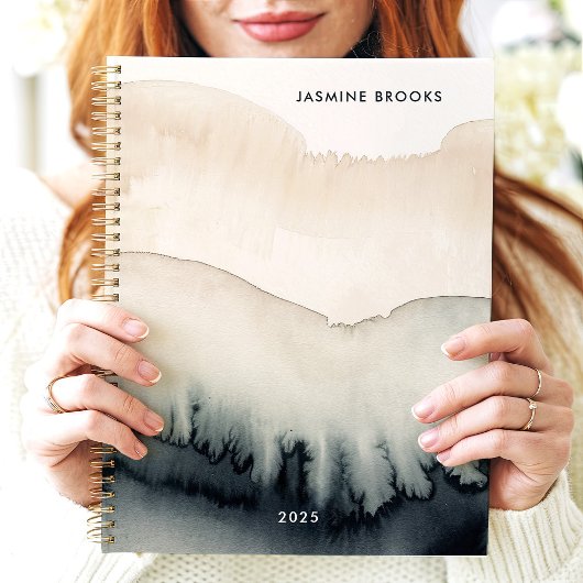 中性水色洗浄2025名前をカスタムする プランナー手帳