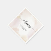 中性水色 |応援モダンパーティーナプキン スタンダードカクテルナプキン (角)