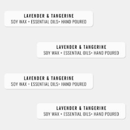 中性白色キャンドル不正開封防止シールラベル ラベル