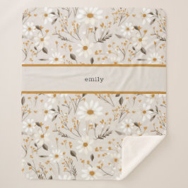 中性秋の葉 シェルパブランケット