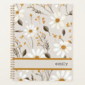 中性秋の葉 プランナー手帳 (正面)