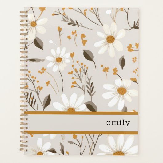 中性秋の葉 プランナー手帳 (正面)