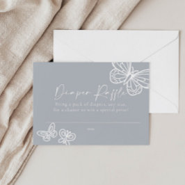 中性紙おむつラッフルベビーシャワーカード ノートカード