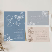 中性紙おむつラッフルベビーシャワーカード ノートカード