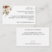 中性素朴ボホフローラ エンクロージャーカード (正面/裏面)