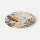 中性自然テーマシャワープレート ペーパープレート (アングル)