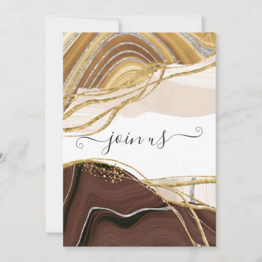 中性自然瑪瑙バチェロレッテ 招待状 (正面)