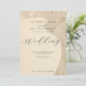 中性花瓶シルエット | 結婚s 招待状 (スタンド正面)