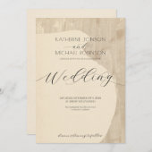 中性花瓶シルエット | 結婚s 招待状 (正面/裏面)