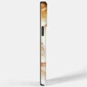 中性金ゴールドとベージュ大理石インク洗浄パターン Case-Mate iPhoneケース (裏面 / 右)