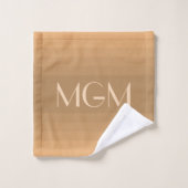 中性階調ジャイアントモノグラム バスタオルセット (ウォッシュタオル)