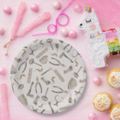 中性Boho水カラー建築ツール ペーパープレート (パーティー)