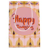 中感謝祭ファンシー紙抱き枕 ミディアムペーパーバッグ (正面)