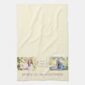 中括弧2写真編集可能大事な行事 キッチンタオル (縦)