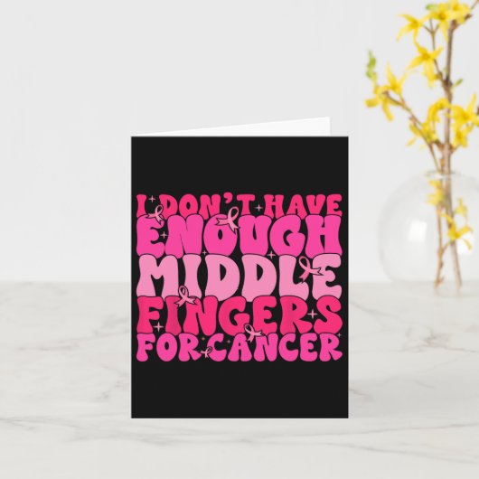 中指が足りない カード (黄色い花)