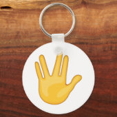 中指とリングや輪指の間 – Emoji キーホルダー (正面)