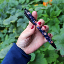 中指を上げてフェミニスト 黒ボールペン