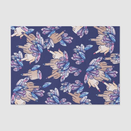 中指フェミニストウィッチ 薄葉紙 (正面)