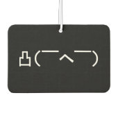 中指怒顔文字日本の加面寺 カーエアーフレッシュナー (正面)