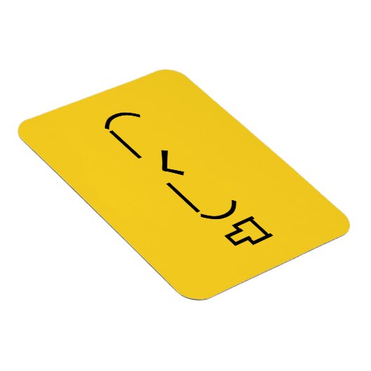 中指怒顔文字日本の加面寺 マグネット (右側)