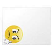 中指絵文字 ノートパッド (正面)