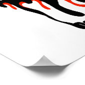 中指親愛指 ポスター (角)