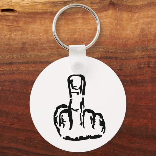 中指 キーホルダー (正面)