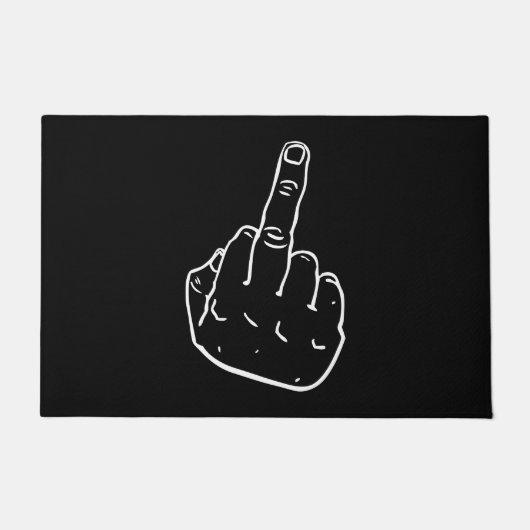 中指 ドアマット (正面)