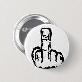 中指 缶バッジ (正面&裏面)