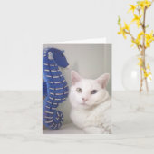 中挨拶状のブランク カード (黄色い花)