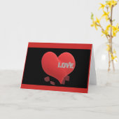 中挨拶状「愛"ブランク カード (黄色い花)